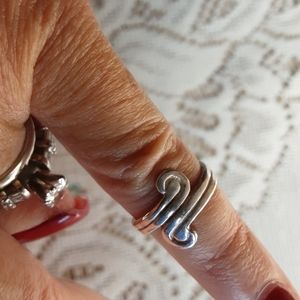 .925 silver toe ring